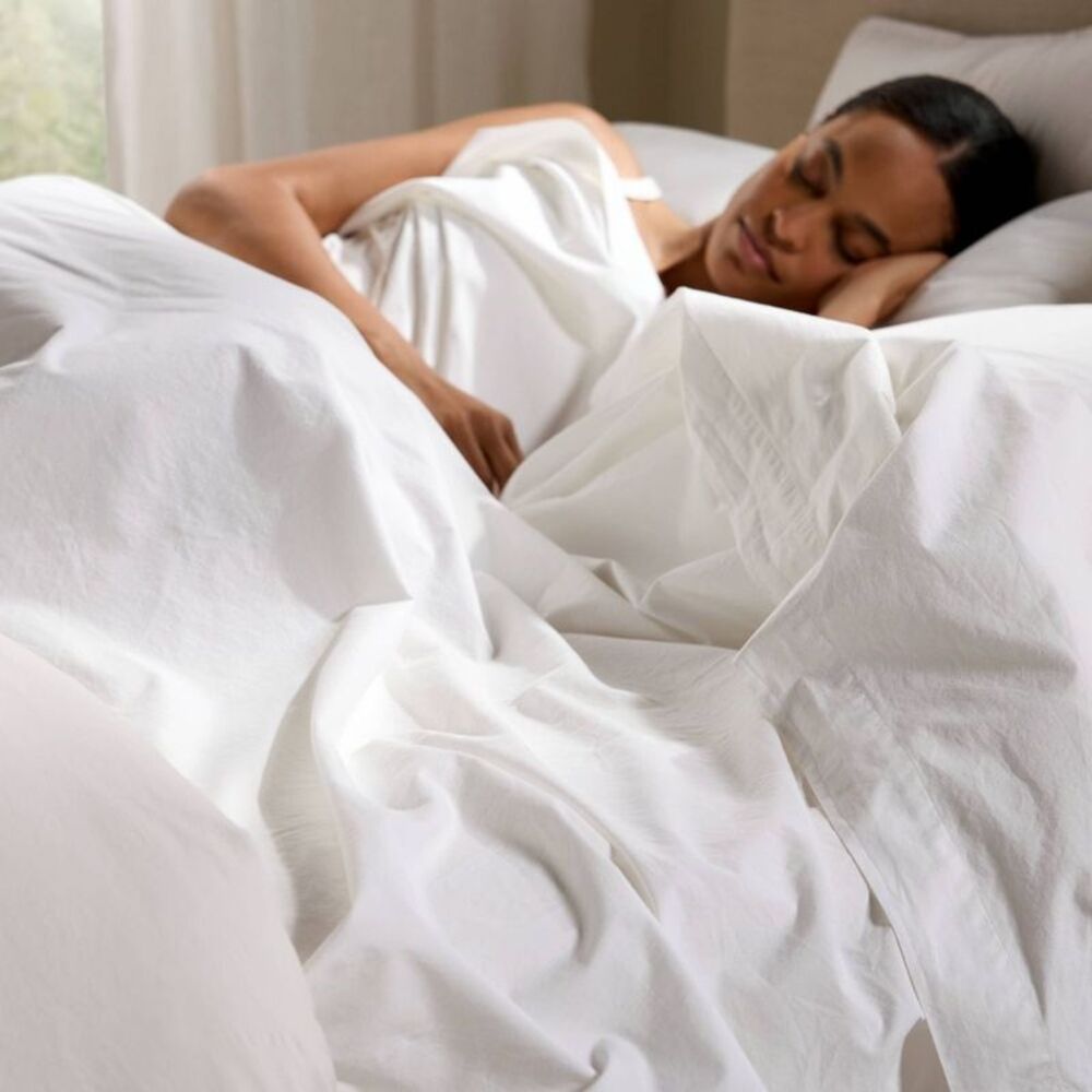 Parachute - King Casual Organic Cotton Sheet Set White - Parac White - Picture 4 of 4